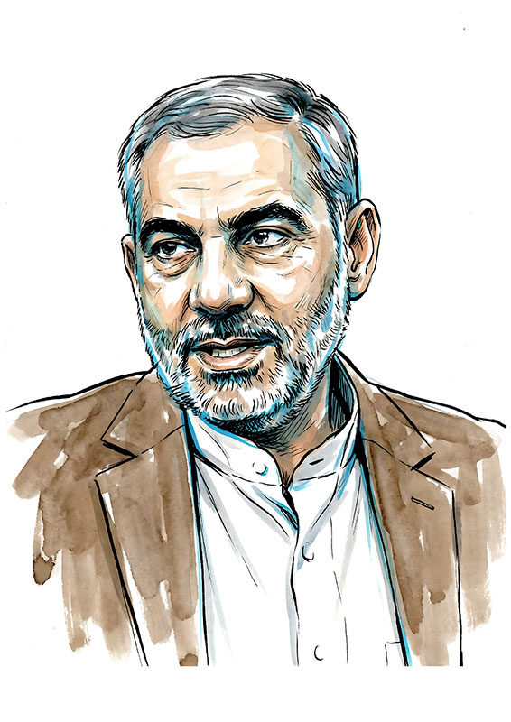 تصویرسازی چهره شهید حاج حسن ایرلو